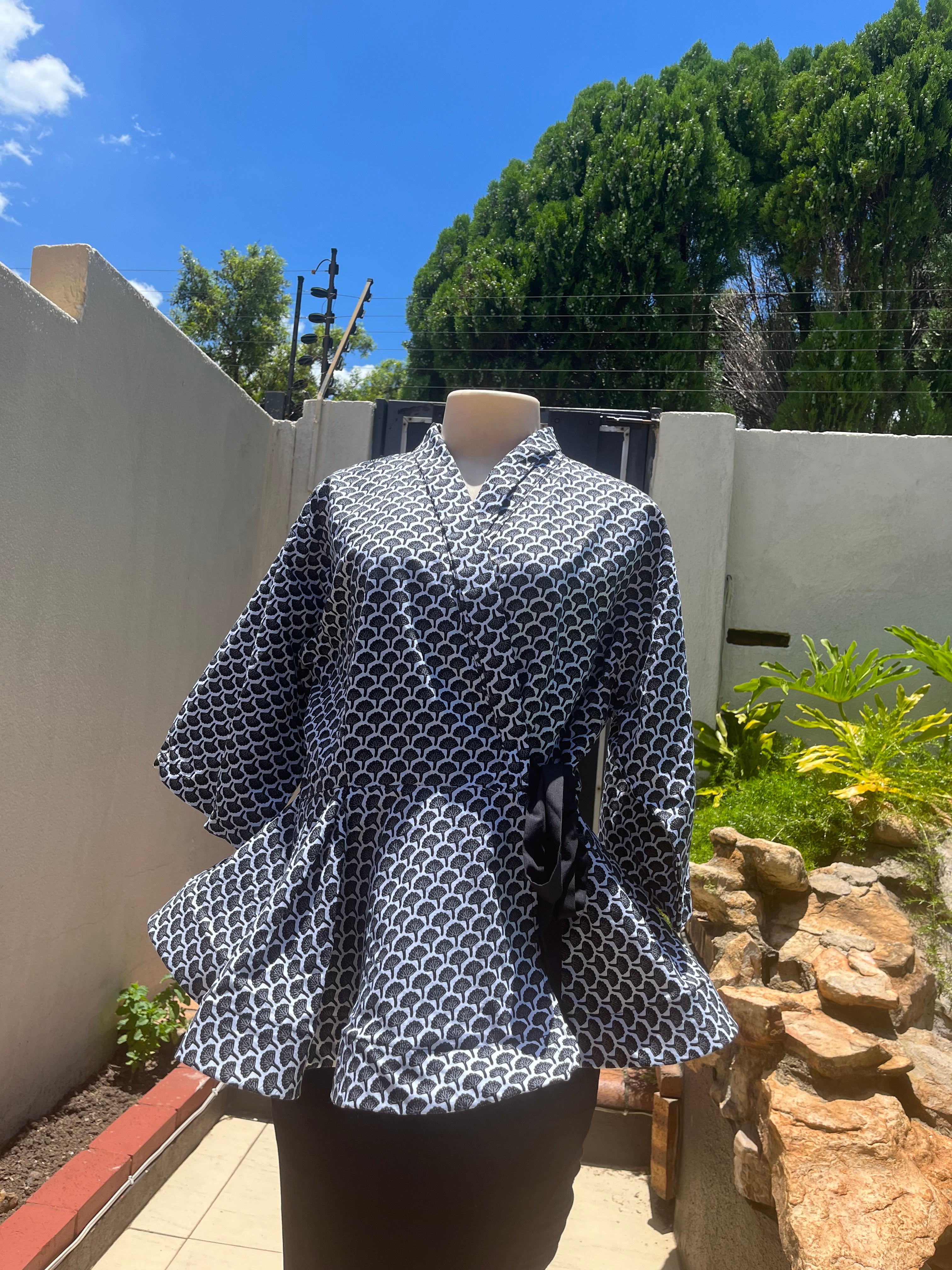 W&B Long-sleeve Blouse Top