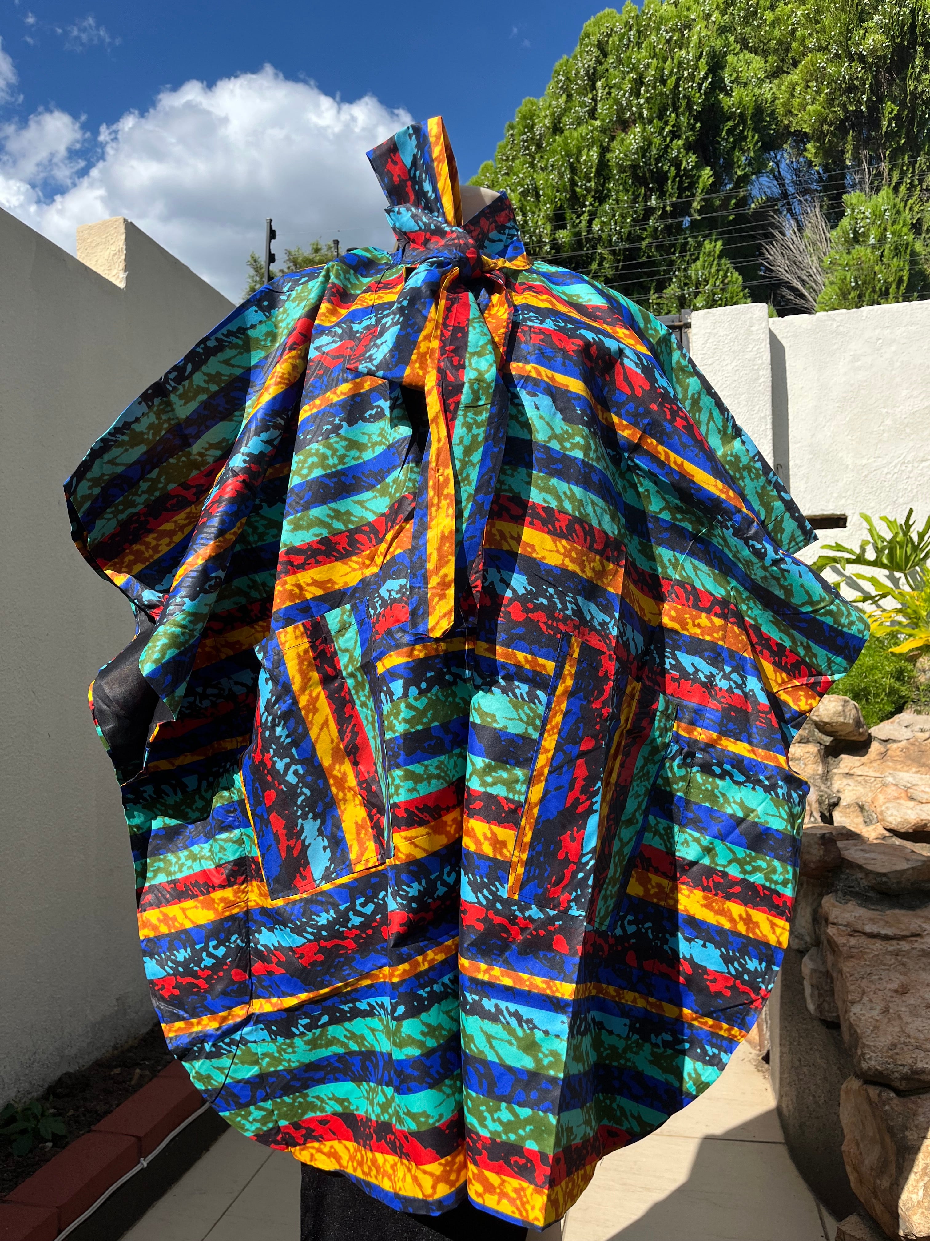 Multi-colored Poncho