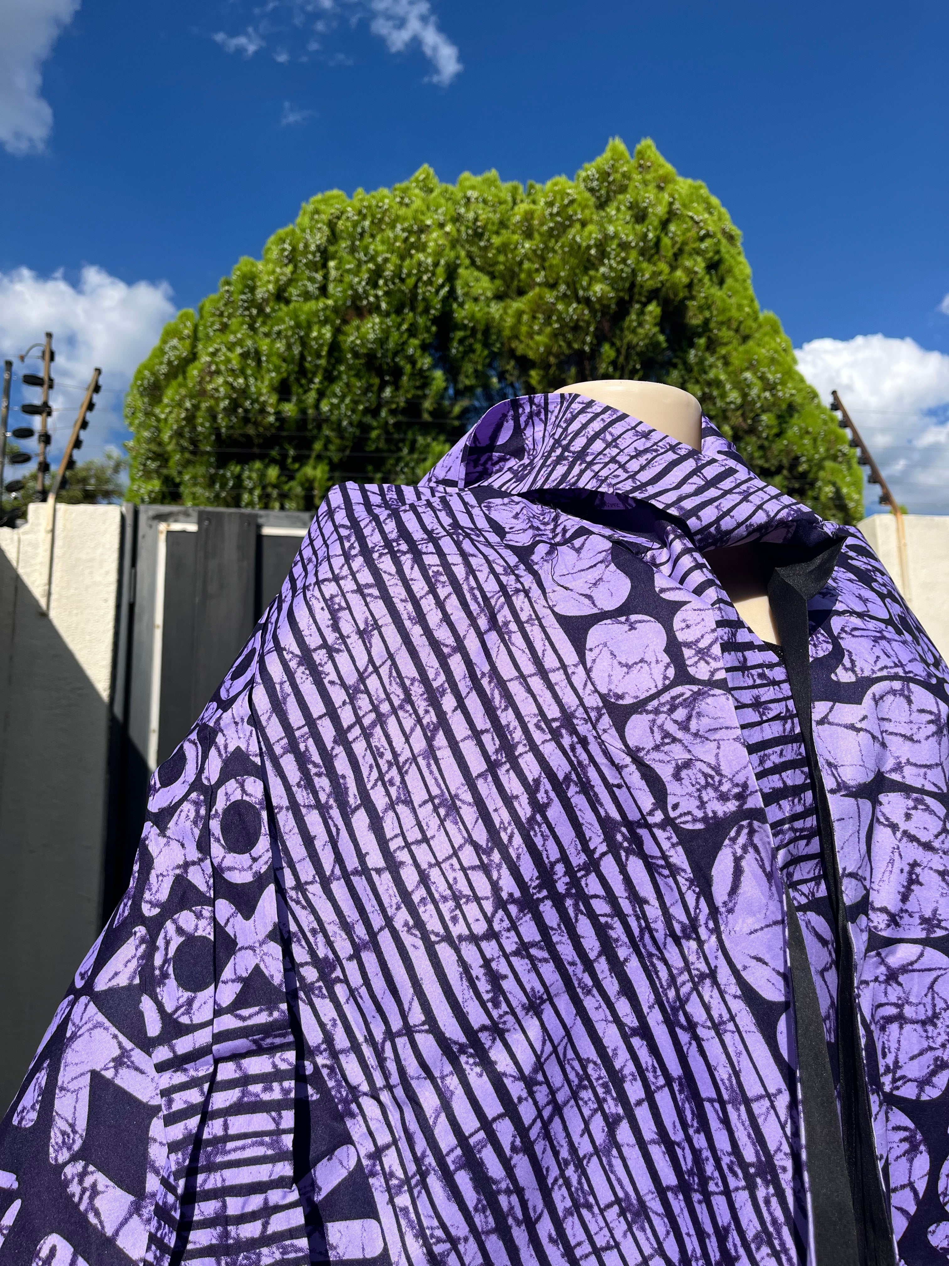 Sweet Purple Poncho